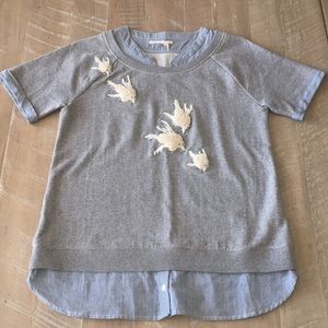 Anthropologie by Floret beaded top